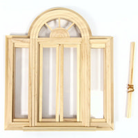 Circlehead Double Casement Window