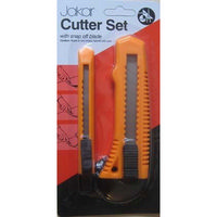 Cutter Set - 2x Snap-off Blade Knives