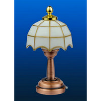 Tiffany Style Table Lamp - LED Includes Battery