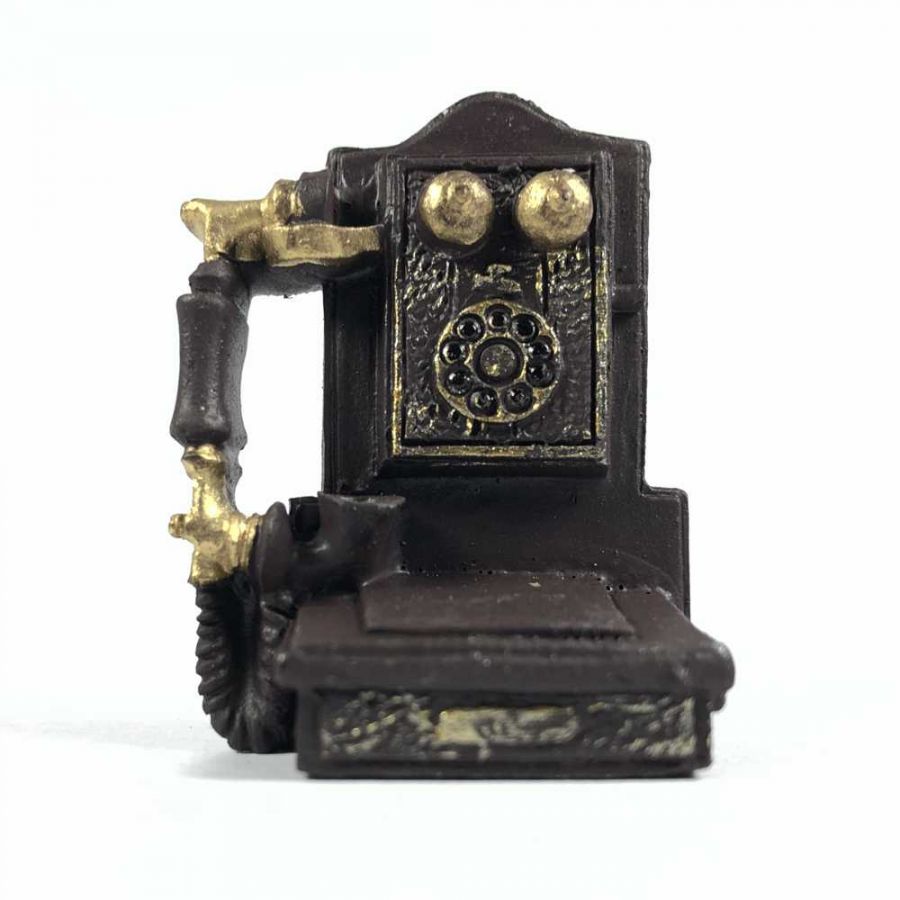 Old Wall Telephone DOLLS HOUSE 