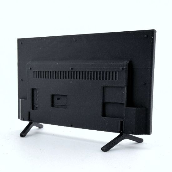 Modern Black Flat Screen Television TV #3