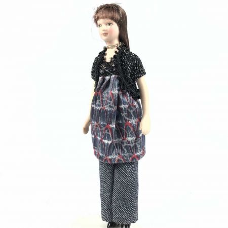Modern Woman Wearing Smock Dress