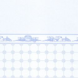 Mrs Beeton Wallpaper - Blue