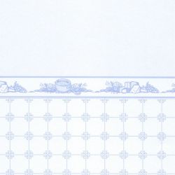 Mrs Beeton Wallpaper - Blue